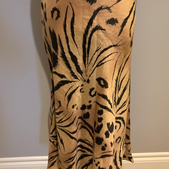 Maxi animal print skirt sz 8 - Picture 2 of 7